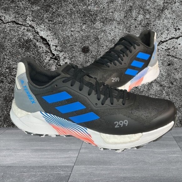 Adidas Terrex Agravic Ultra Trail Black Running Shoes Sneakers H03179 Size 7.5 main image 7